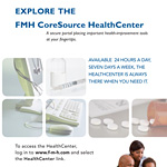 HealthCenter Welcome Poster